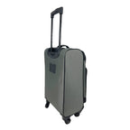 Set of 3 Soft Shell Luggage Suitcase with 360 Degree Spinner Wheels (31, 26 - 22 Inch) - Grey