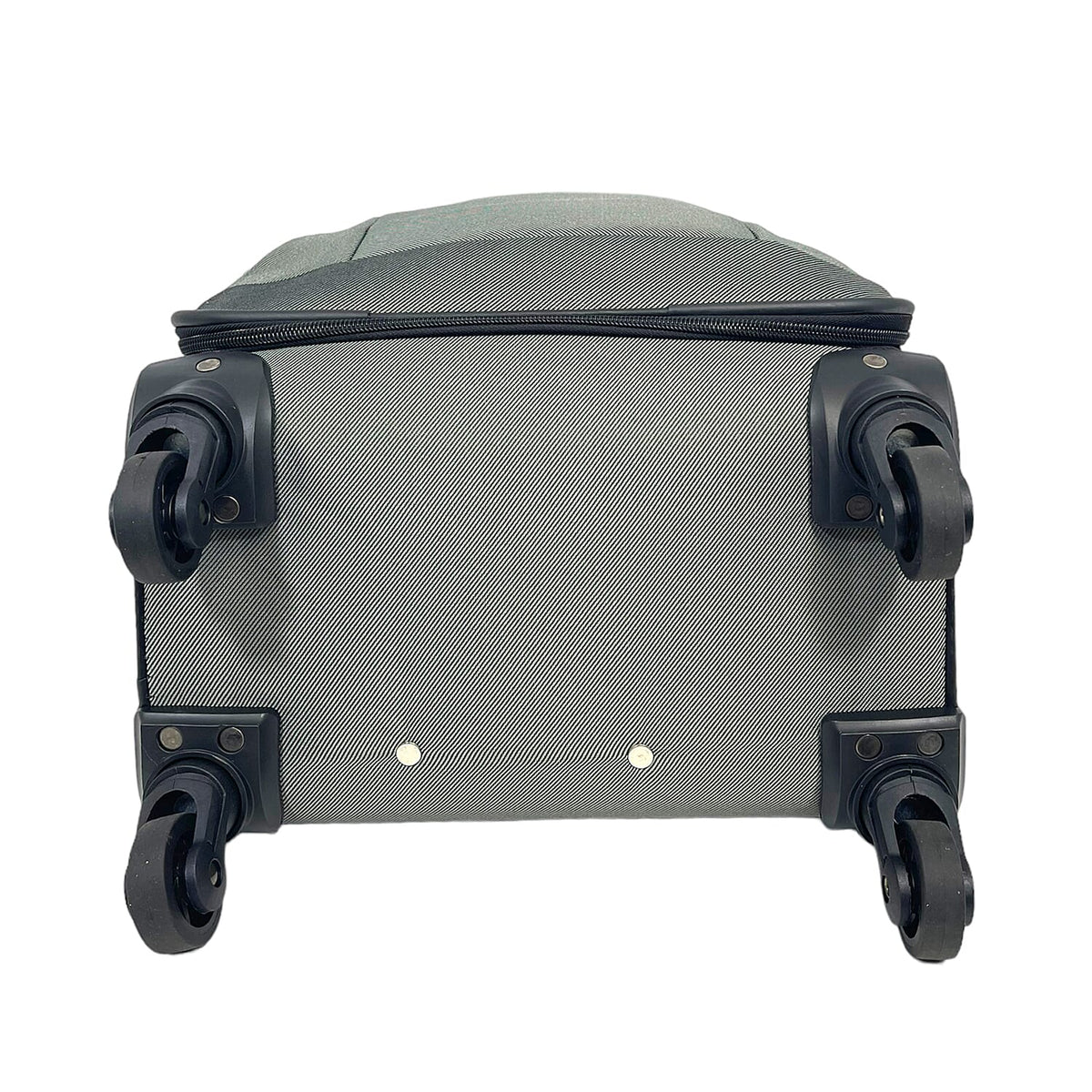 Set of 3 Soft Shell Luggage Suitcase with 360 Degree Spinner Wheels (31, 26 &amp; 22 Inch) - Grey 7777437 9