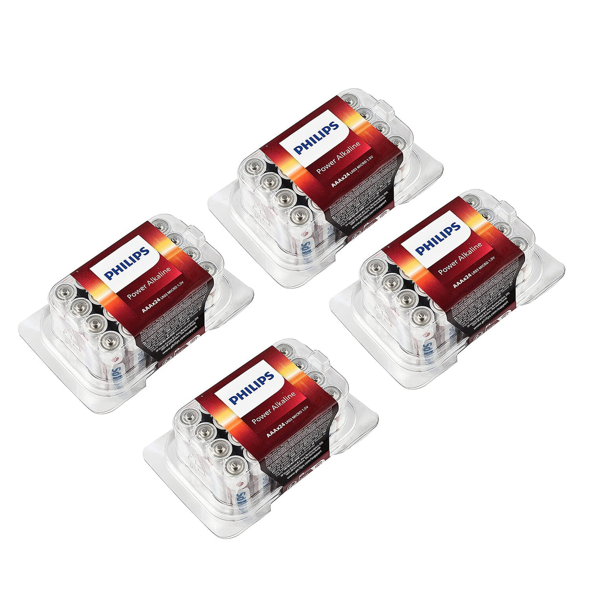 Set of 24- Philips 3 X Extra Power Alkaline Batteries - AAA 7757155 0