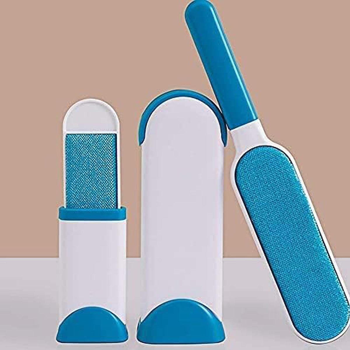 Pet Hair and Lint Remover Set â€“ Standard and Travel Size Brush for Cat and Dog Hair Removal, Carpet Cleaner 7749721 0