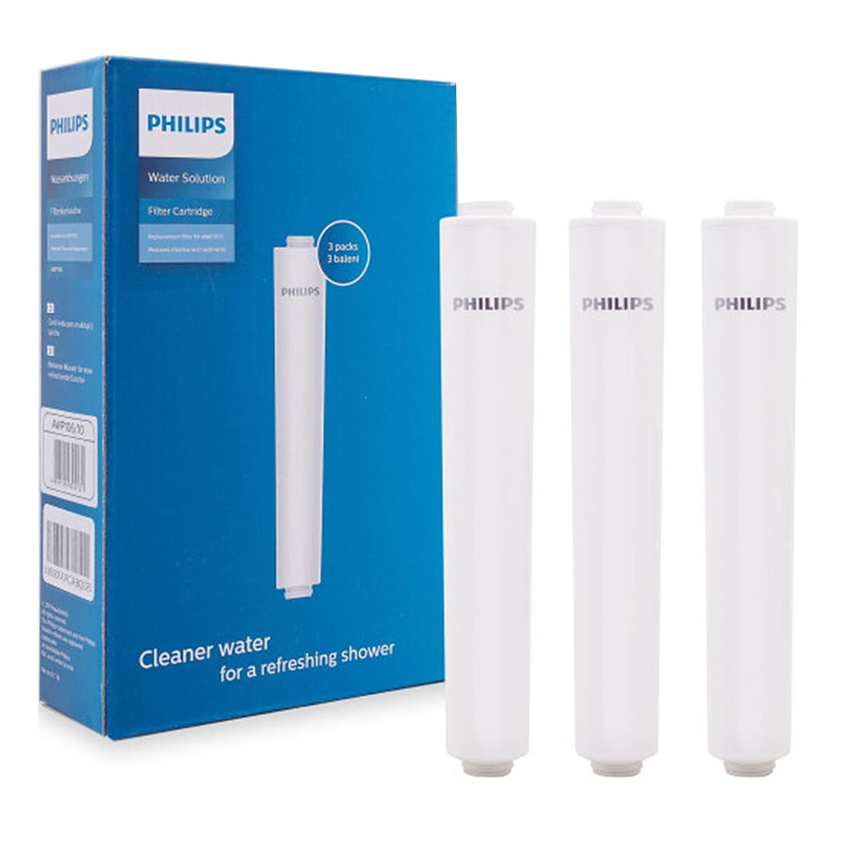 PHILIPS Pack of 3 Filters (Reduces Chlorine &amp; Sediments) 7752157 0