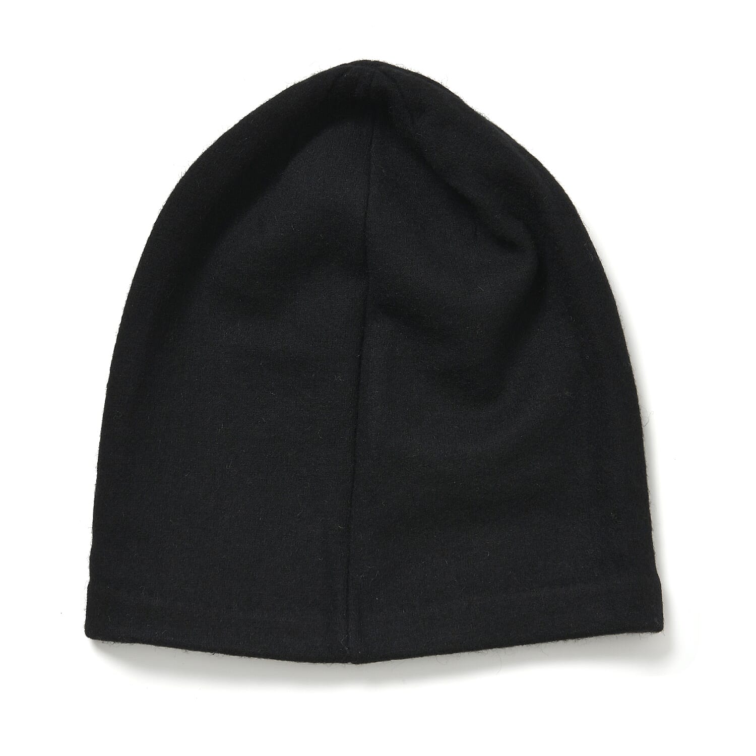 Premium Cashmere Wool Crystal Embellished Hat and Gloves - Black 7842640 5
