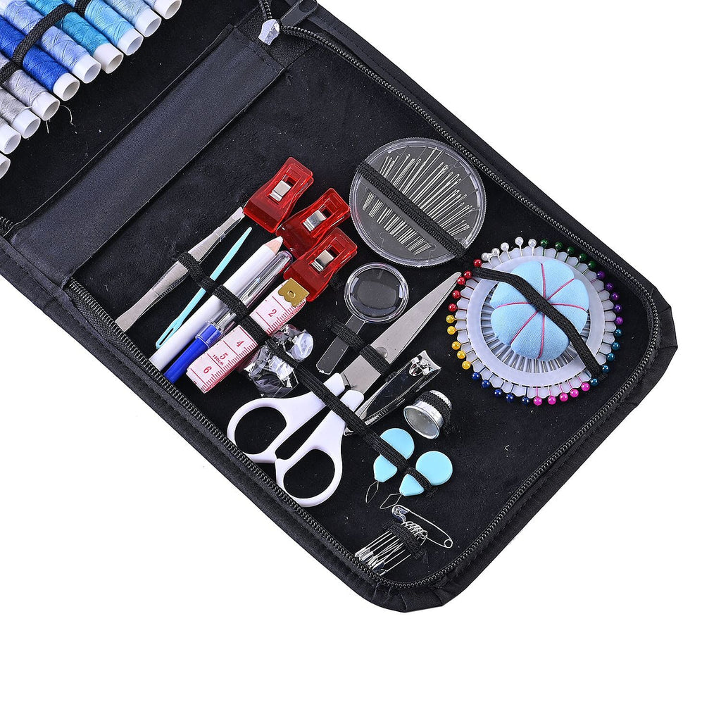 Sewing Kit With Case (Incl. 40 Colour Thread, Tape Measure, Needles, Scissors and Other Accessories)