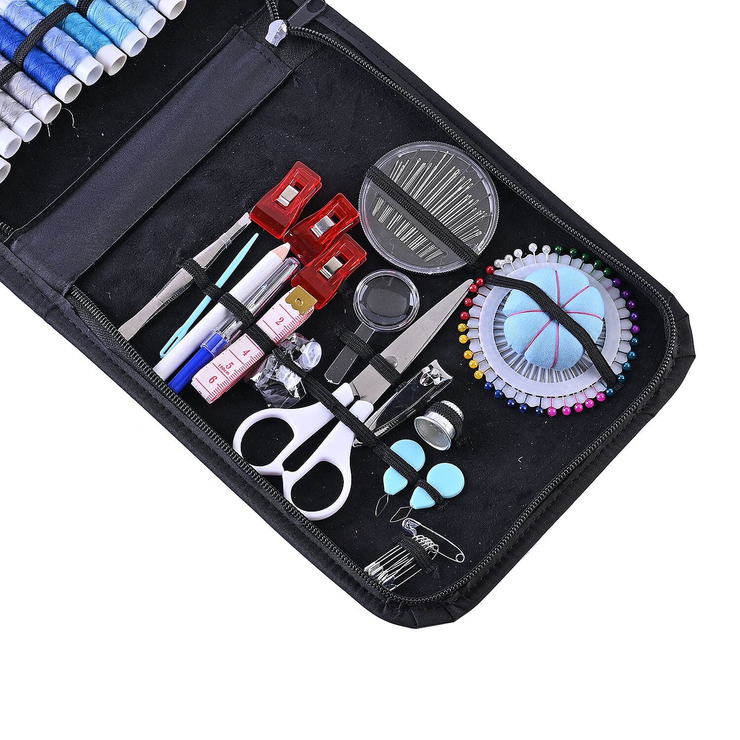 Sewing Kit With Case (Incl. 40 Colour Thread, Tape Measure, Needles, Scissors and Other Accessories) 7582710 3