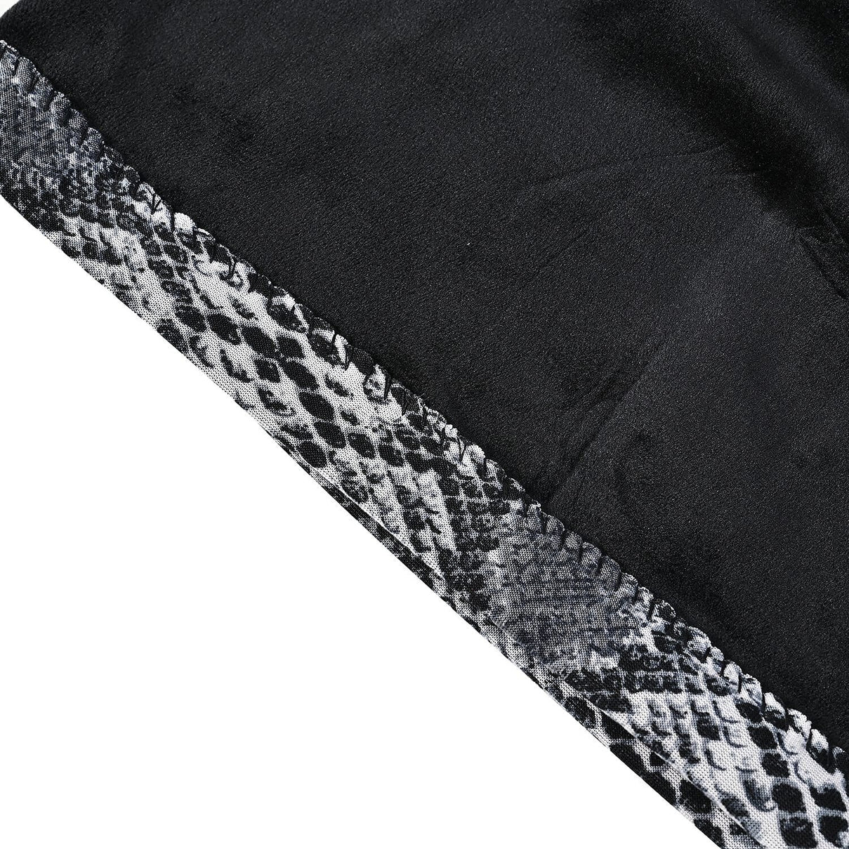 Set of 2 Python Printed Gloves &amp; Hat - Grey 7620692 2