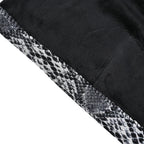 Set of 2 Python Printed Gloves & Hat - Grey