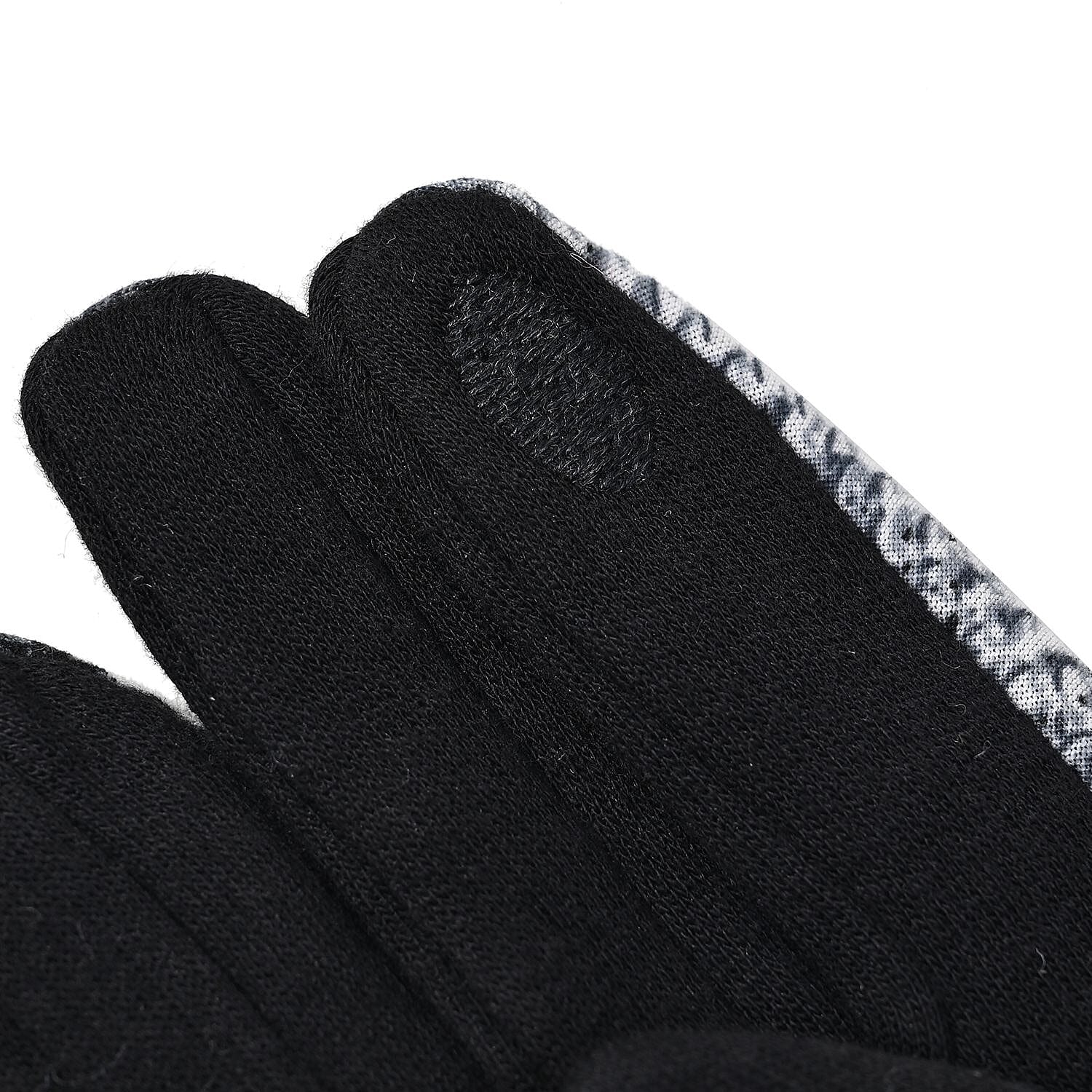 Set of 2 Python Printed Gloves &amp; Hat - Grey 7620692 6