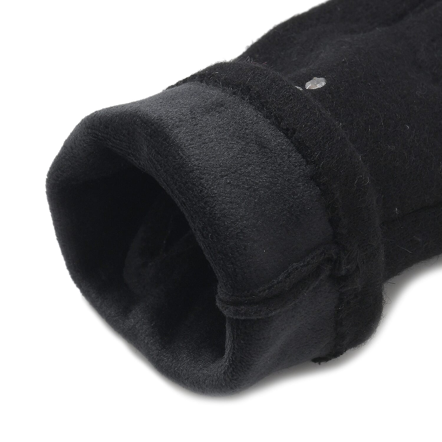 Crystal Snowflake Beanie and Gloves Set â€“ Black 7850687 11