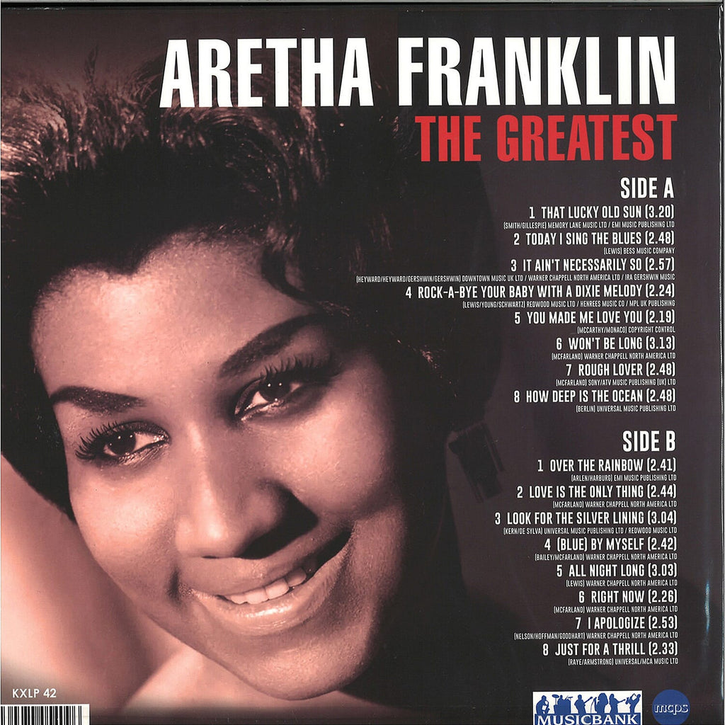 Aretha Franklin - The Greatest  (Dark Brown 180 Gram 12inch Vinyl)