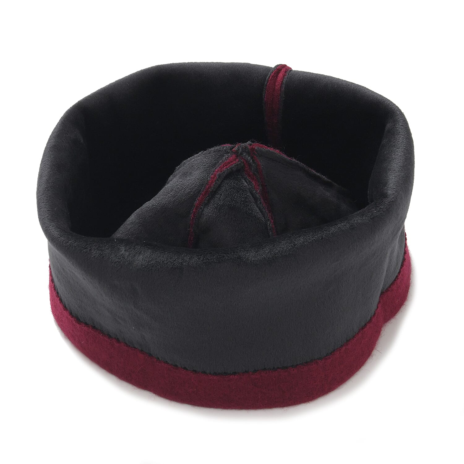 Crystal Snowflake Beanie and Gloves Set - Wine Red 7850688 6