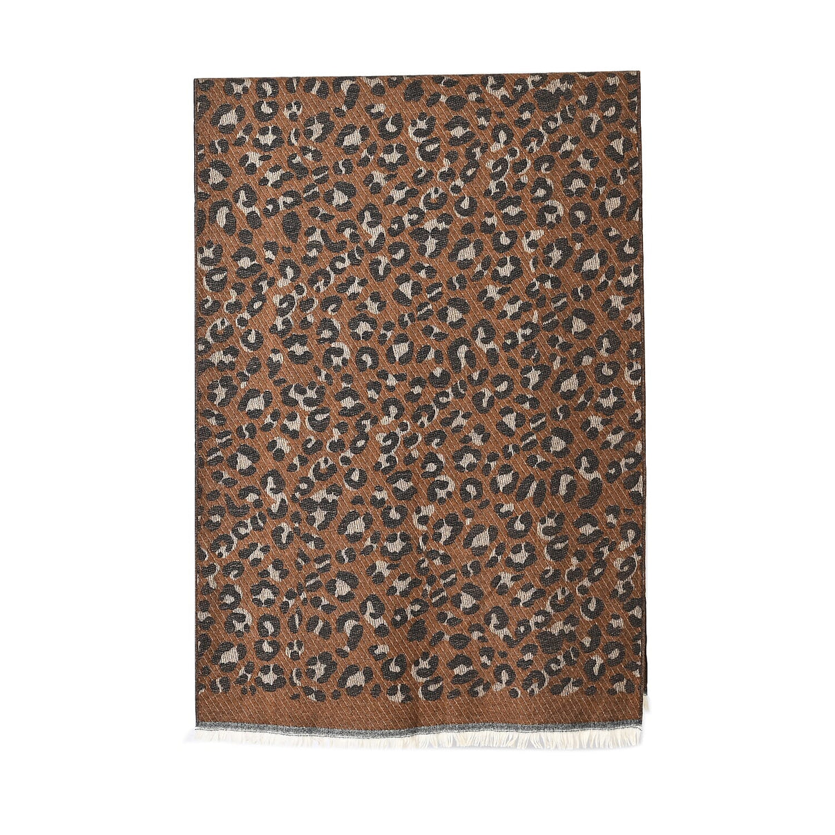 Closeout Deal Leopard Pattern Super Soft Shawl (One Size, 200x68cm) - Brown 7853354 4