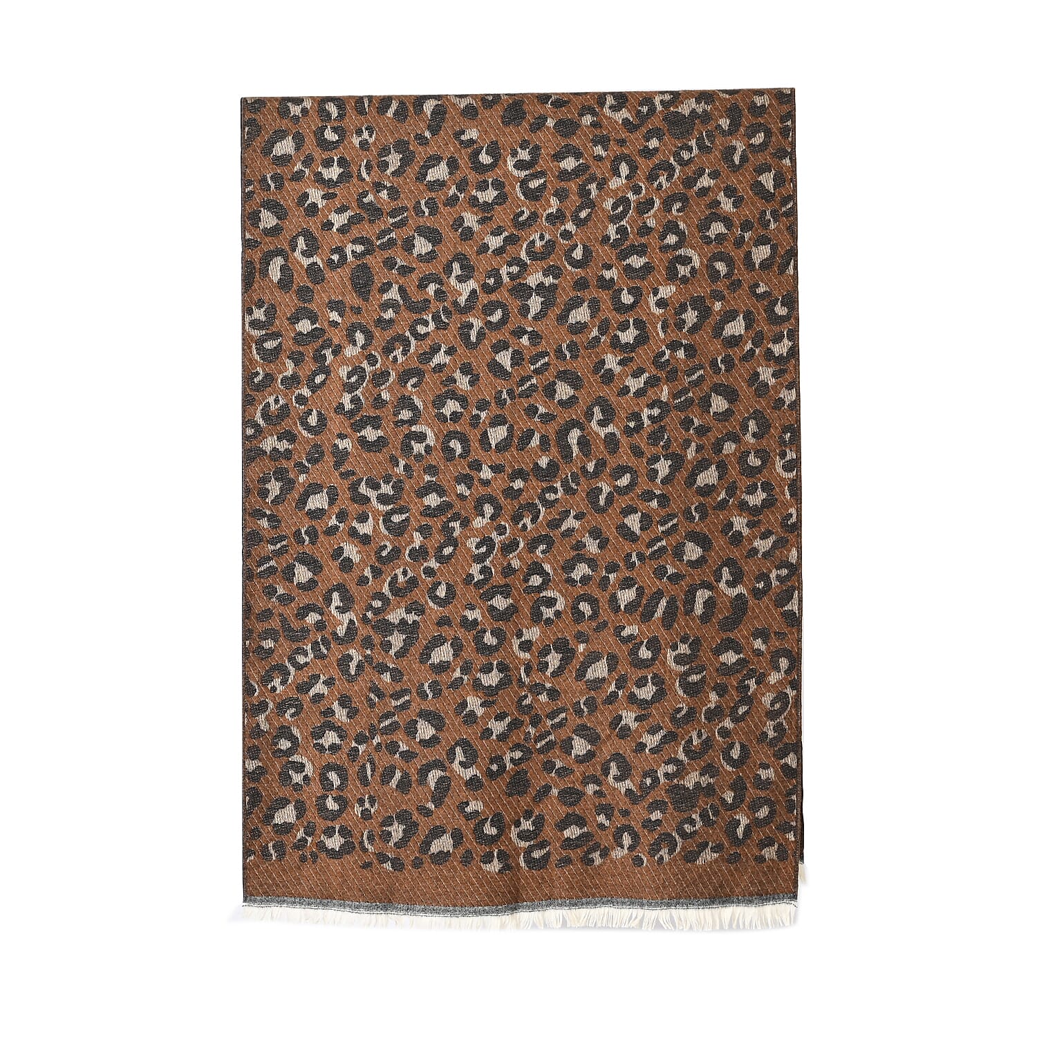 Closeout Deal Leopard Pattern Super Soft Shawl (One Size, 200x68cm) - Brown 7853354 4
