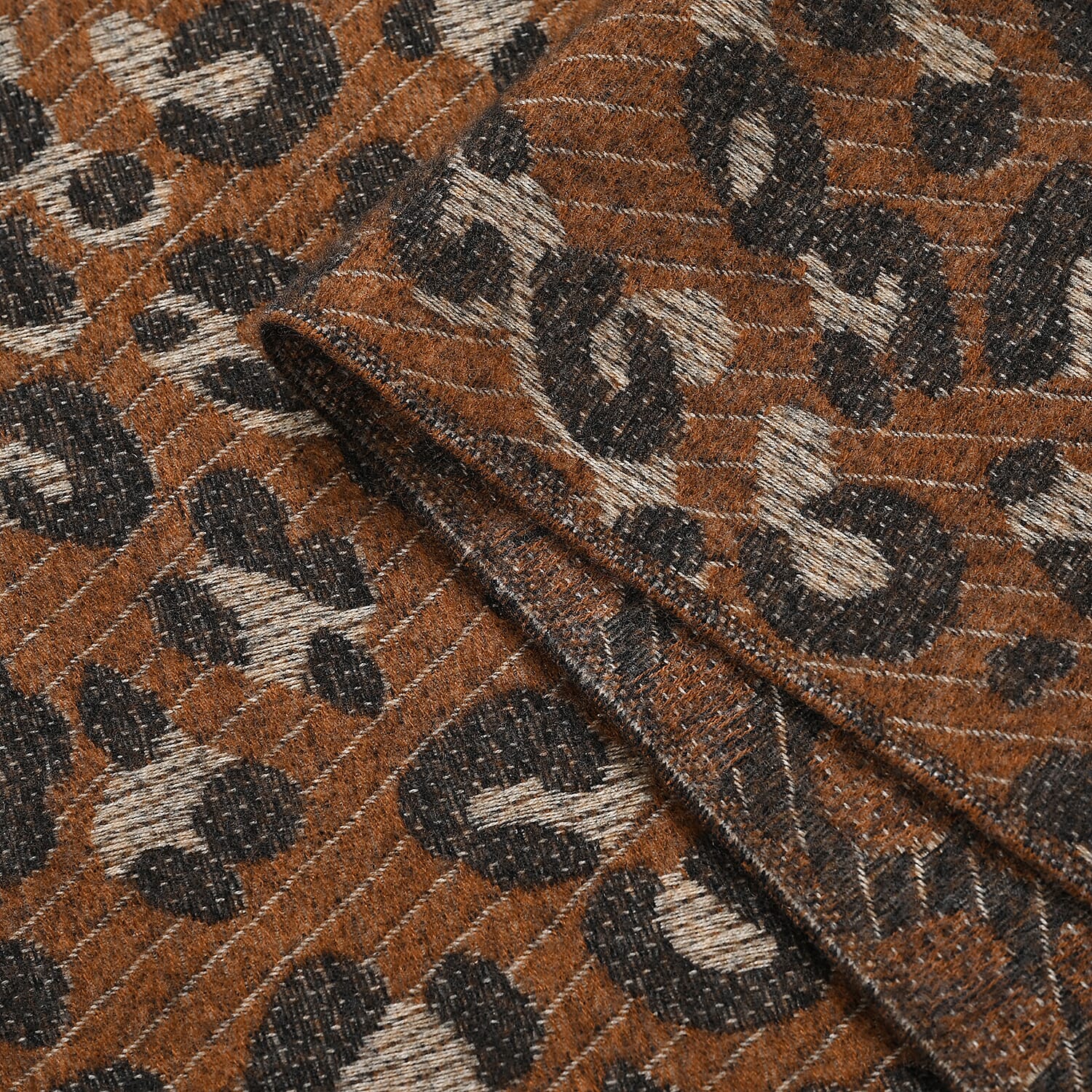 Closeout Deal Leopard Pattern Super Soft Shawl (One Size, 200x68cm) - Brown 7853354 5
