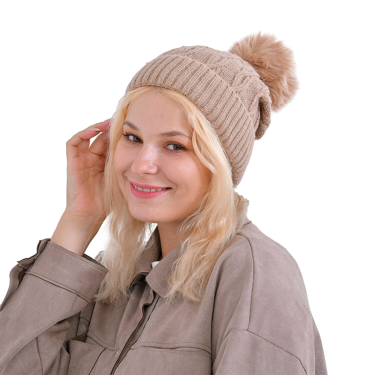 Cuff Beanie - Brown V32698108 0