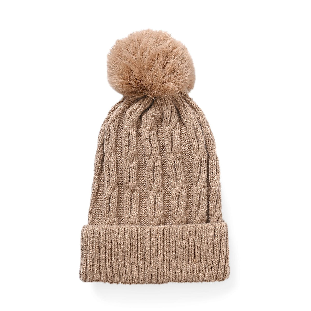 Cuff Beanie - Brown V32698108 5