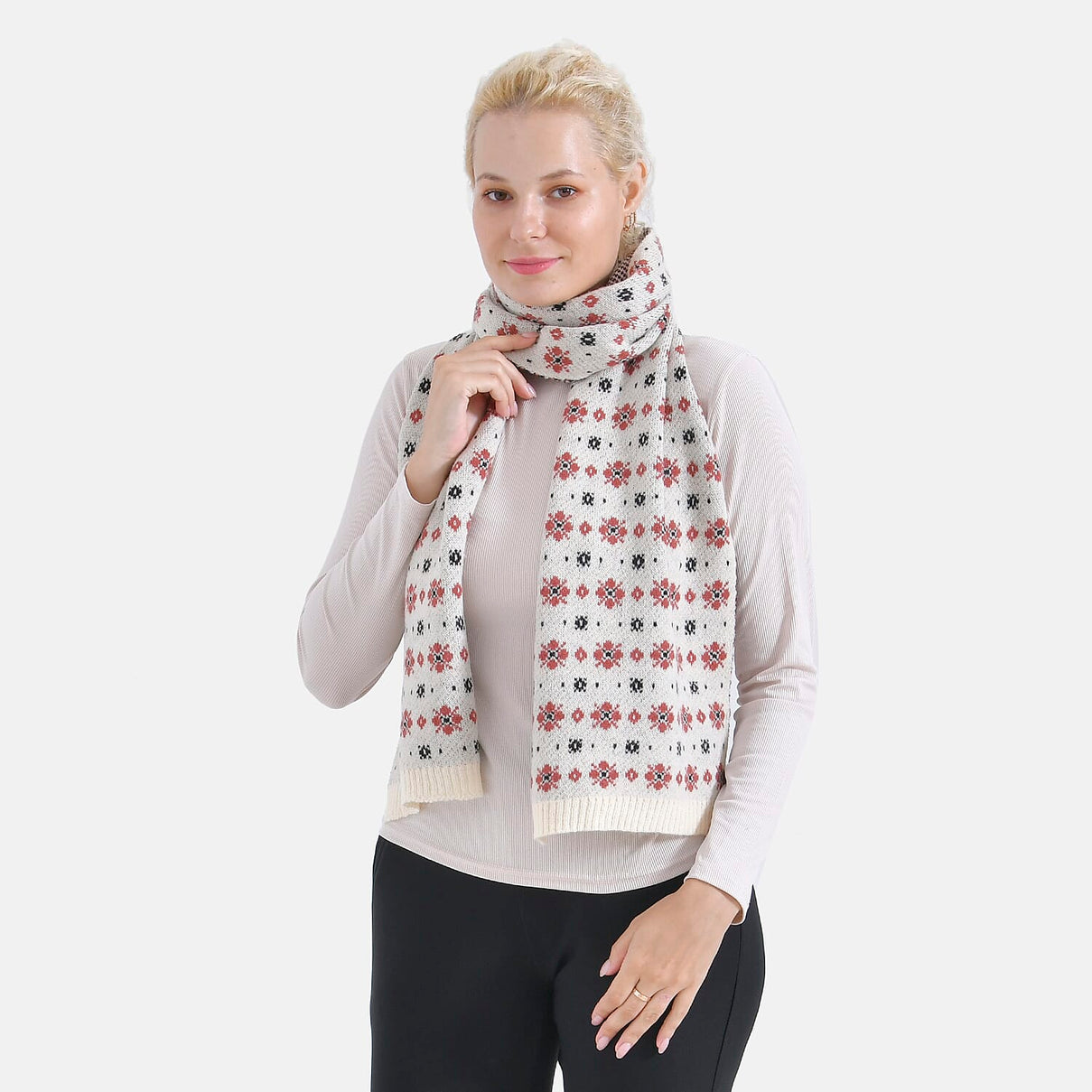 Christmas Snow Printed Scarf 7847521 0