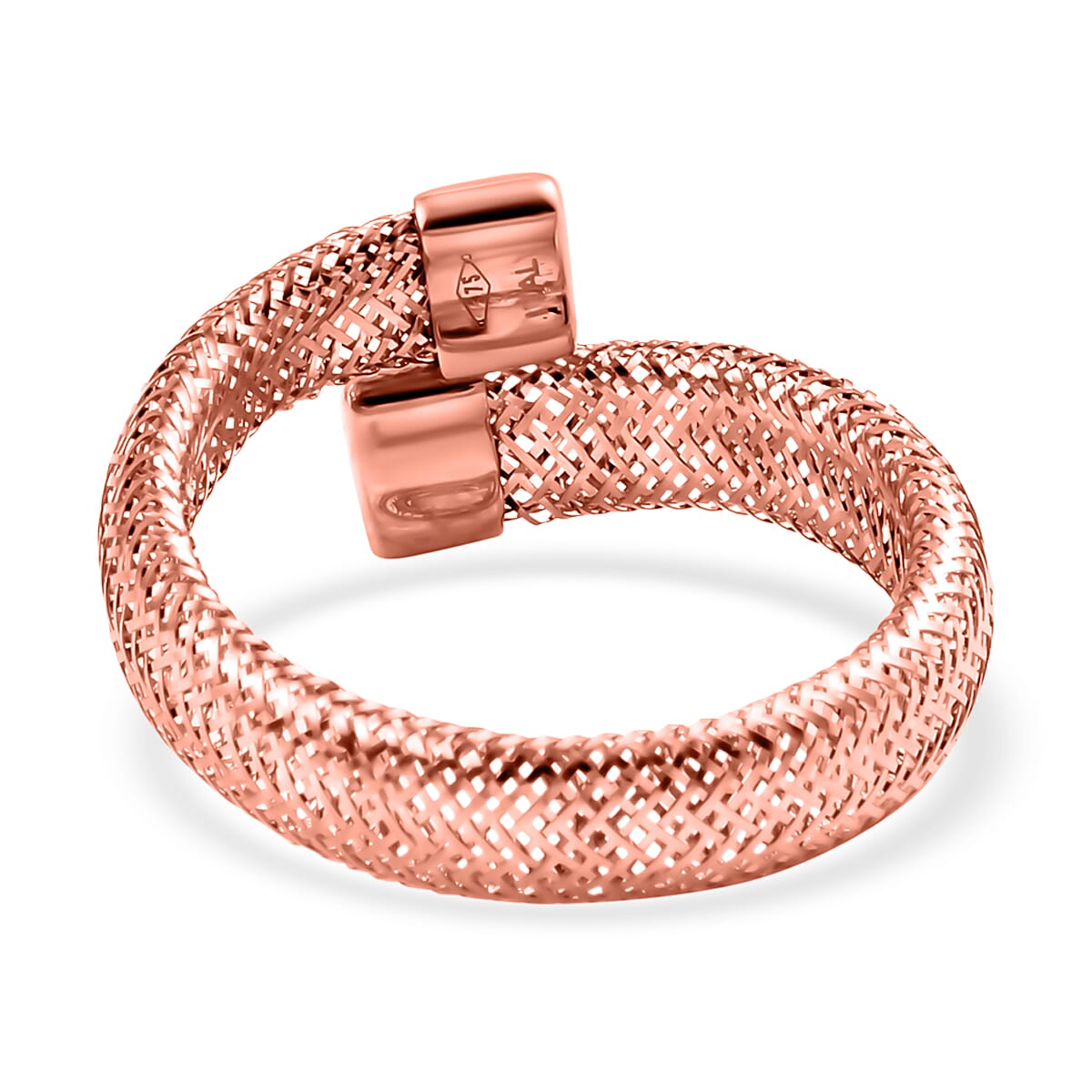 9K Rose Gold Adjustable Ring (Size Medium) (Size K To P) 7181955 3