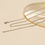 9K White Gold  Chain (Size - 20),  Gold Wt. 1 Gms