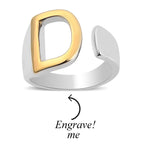 Adjustable Ring in Yellow Gold Tone