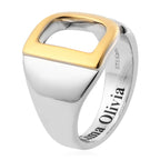 Adjustable Ring in Yellow Gold Tone