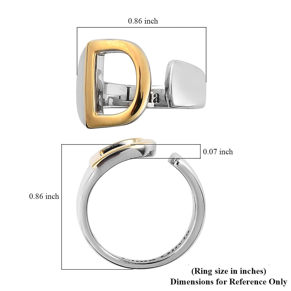 Adjustable Ring in Yellow Gold Tone