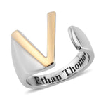Adjustable Ring in Yellow Gold Tone