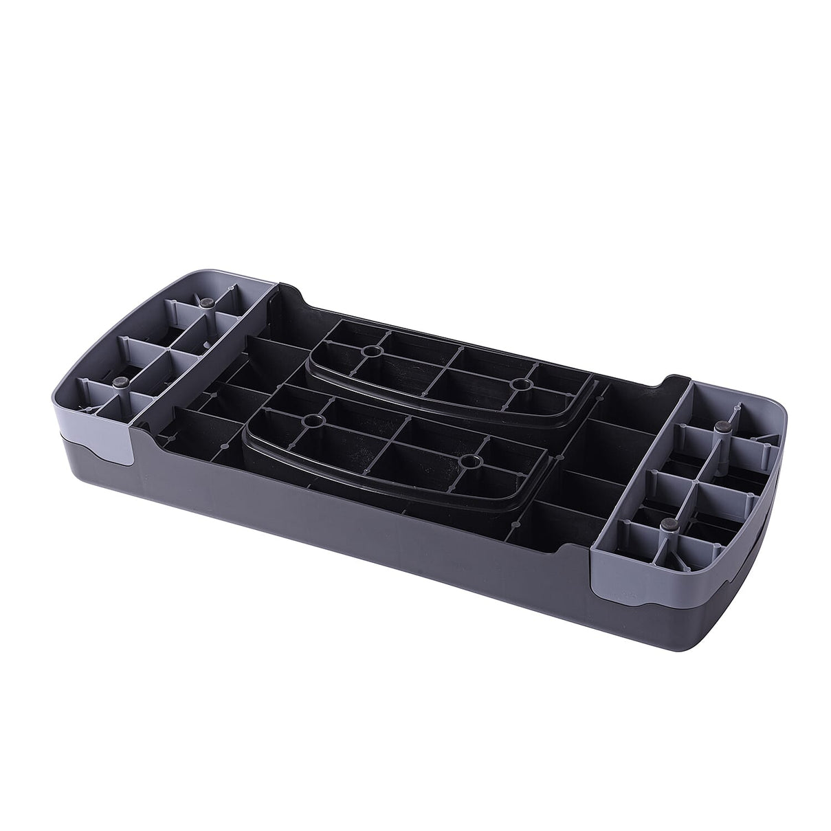 Aerobic Exercise Step Platform with 2 Levels - Grey and Black 3641978 2