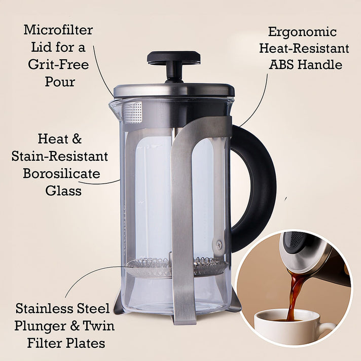 Aerolatte 7-Cup French Press CafetiÃ¨re - Classic Coffee Maker for Rich, Smooth Brews 7831122 2