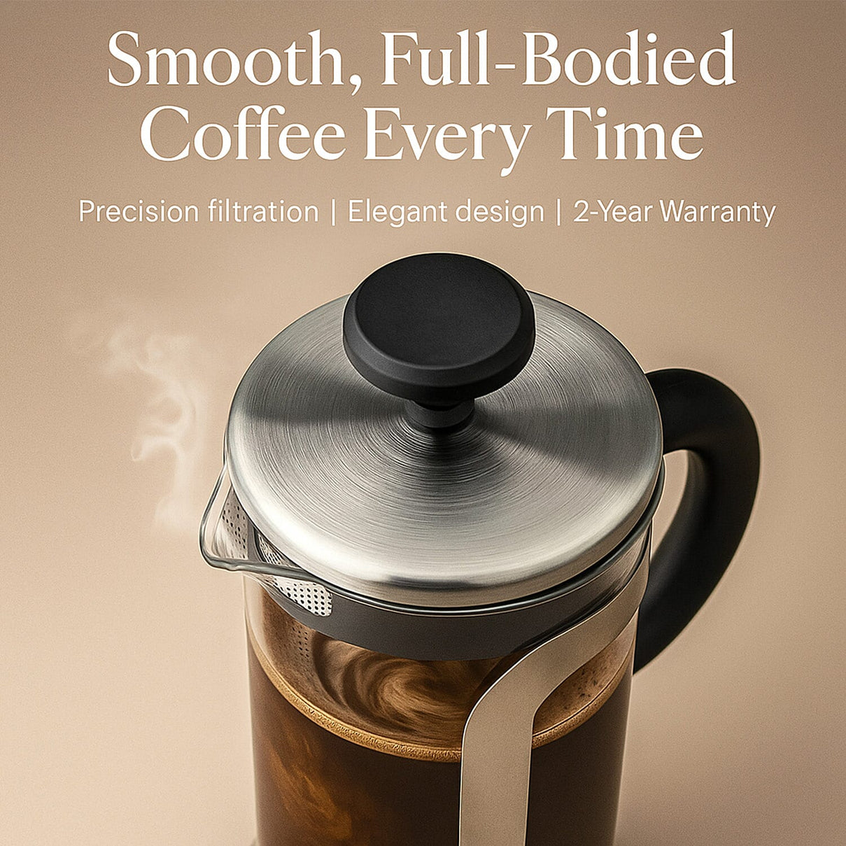 Aerolatte 7-Cup French Press CafetiÃ¨re - Classic Coffee Maker for Rich, Smooth Brews 7831122 3