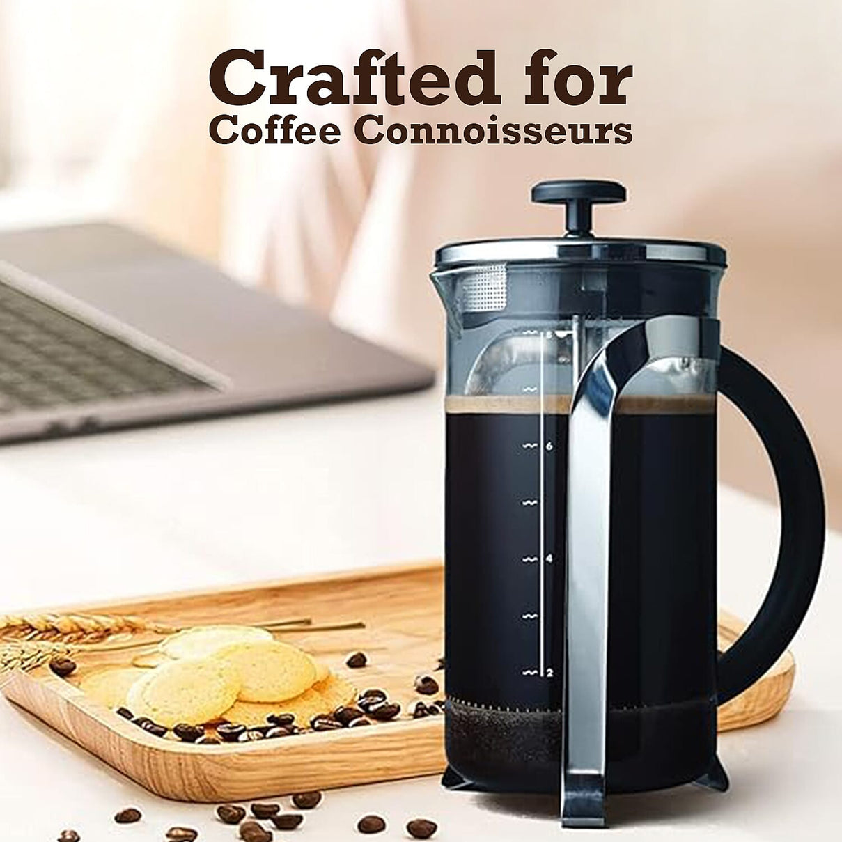 Aerolatte 7-Cup French Press CafetiÃ¨re - Classic Coffee Maker for Rich, Smooth Brews 7831122 4