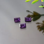 African Amethyst Baguette Gemstone 0.71 Ct.