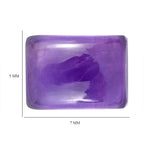 African Amethyst Baguette Gemstone 2.96 Ct.