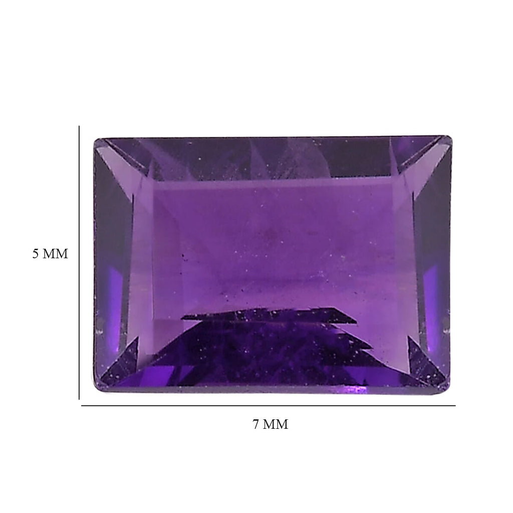 African Amethyst Baguette Gemstone 2.42 Ct.