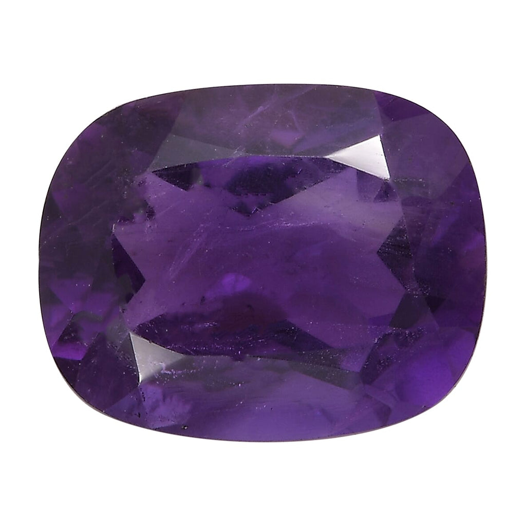 African Amethyst Cushion Shape Gemstone 2.4 Ct.