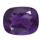 African Amethyst Cushion Shape Gemstone 2.4 Ct.
