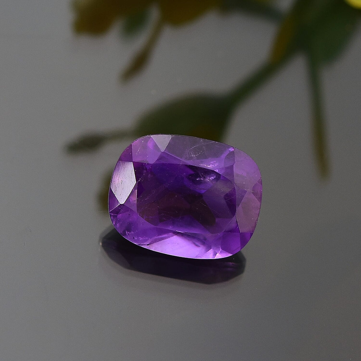 2.4 Ct. African Amethyst Loose Gemstone in Cushion Shape 8063554 2
