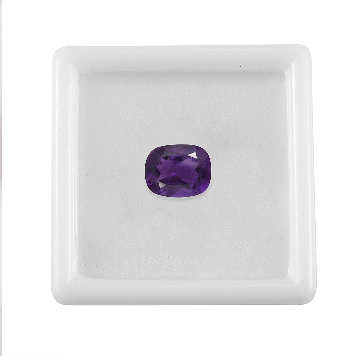 2.4 Ct. African Amethyst Loose Gemstone in Cushion Shape 8063554 4