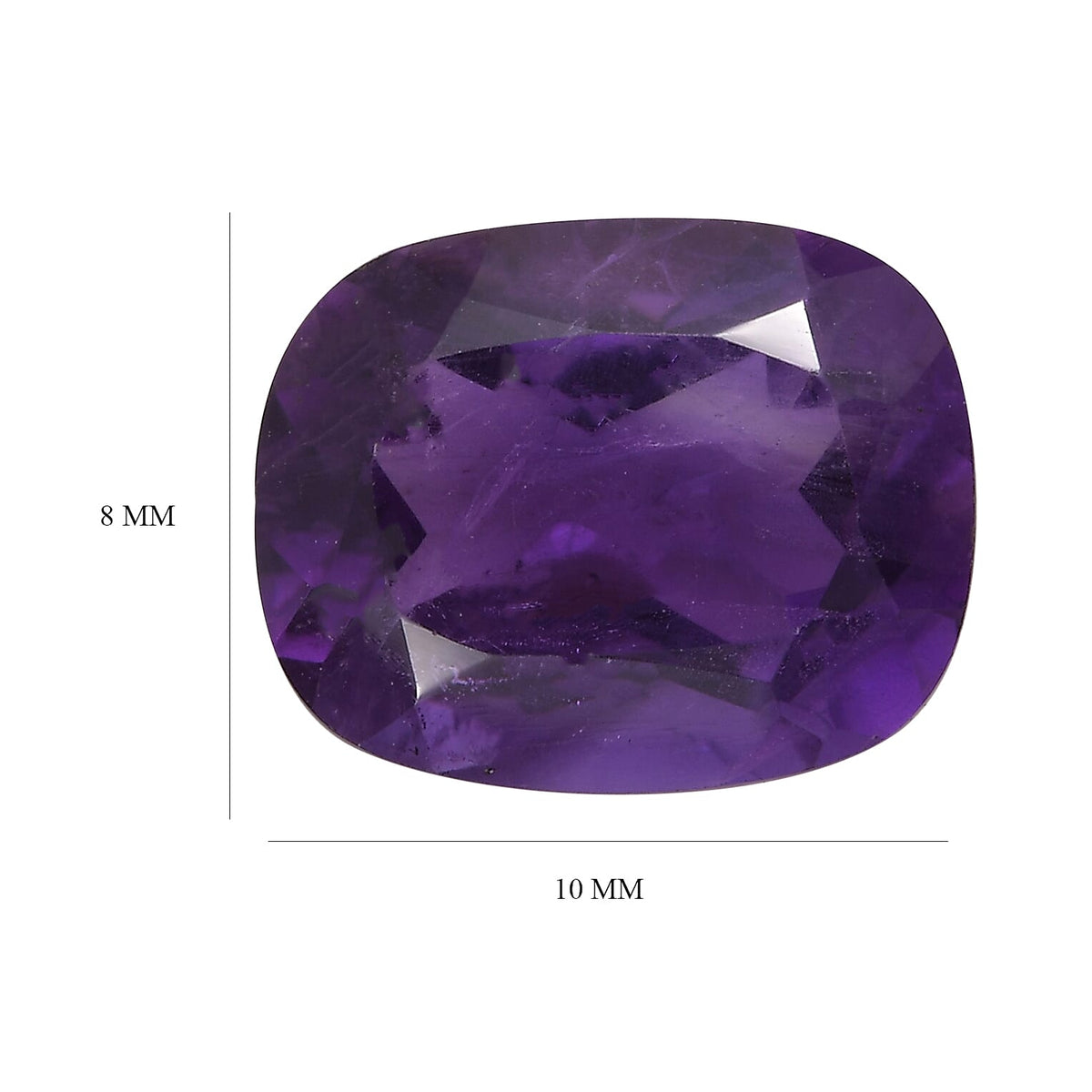 2.4 Ct. African Amethyst Loose Gemstone in Cushion Shape 8063554 5