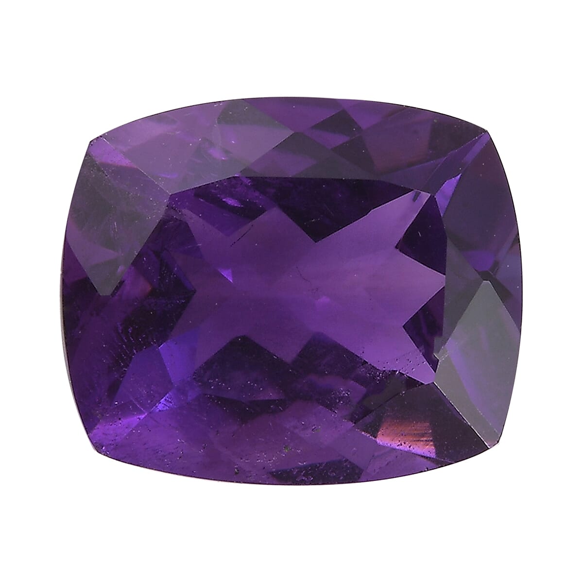 4.66 Ct. African Amethyst Loose Gemstone in Cushion Shape 8063556 0