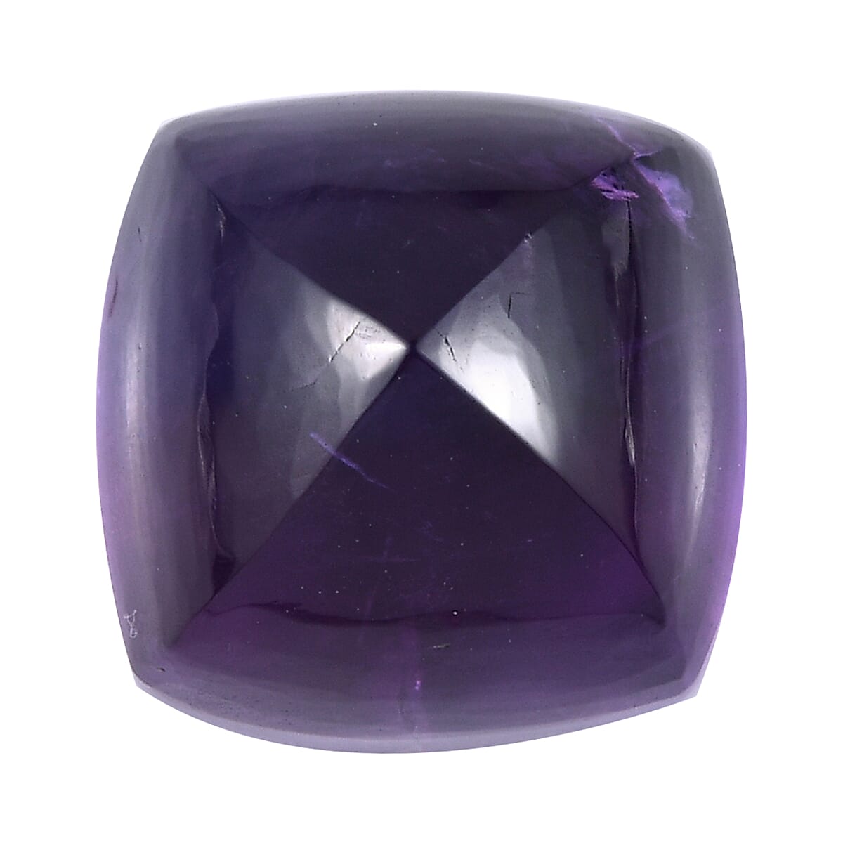 9.98 Ct. African Amethyst Loose Gemstone in Cushion Shape 8063557 0