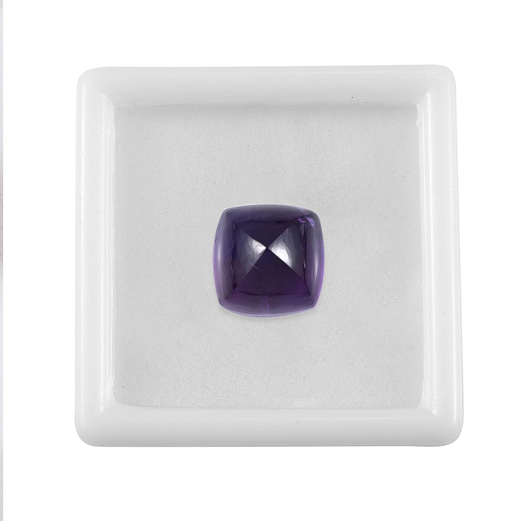 African Amethyst Cushion Shape Gemstone 9.98 Ct.