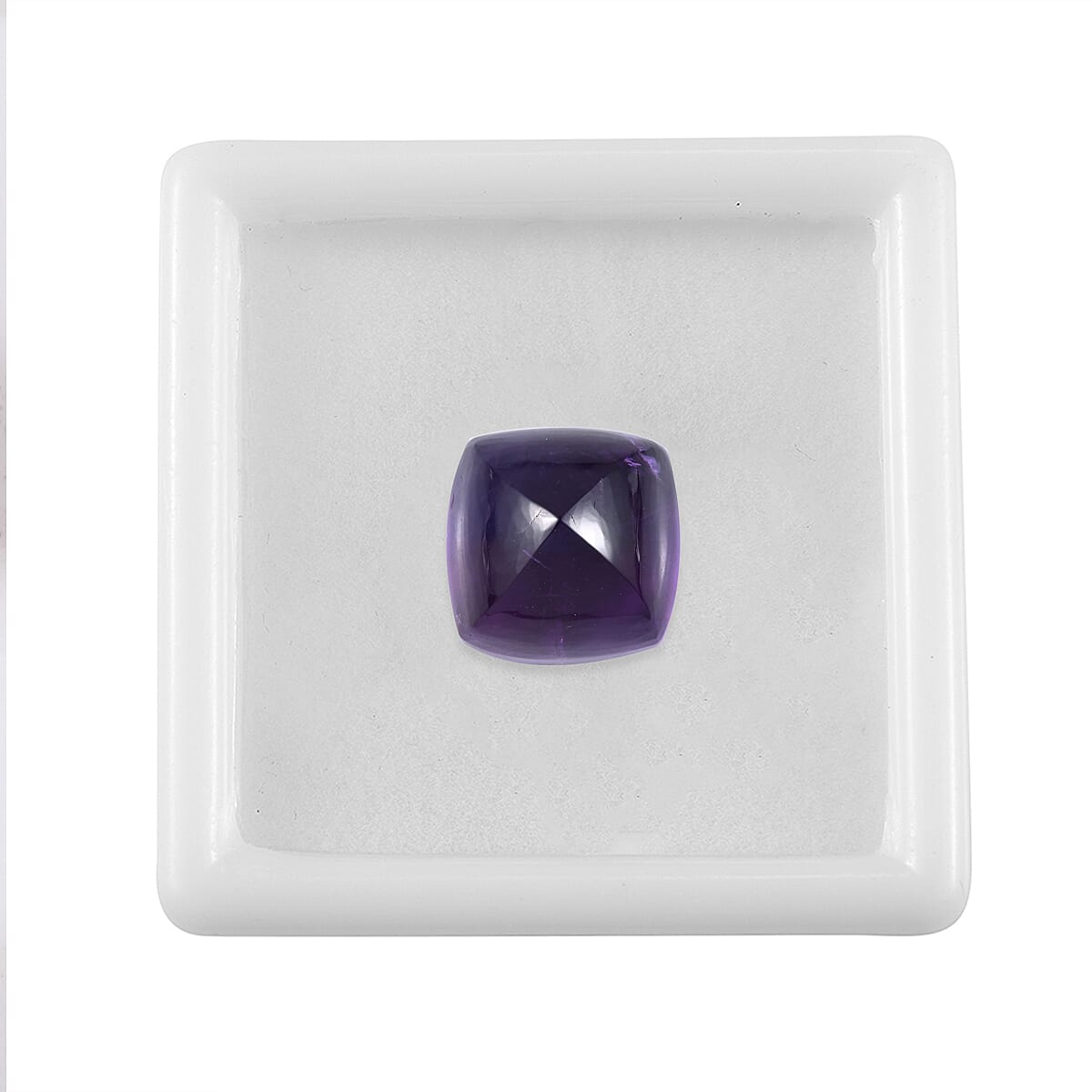 9.98 Ct. African Amethyst Loose Gemstone in Cushion Shape 8063557 3