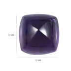 African Amethyst Cushion Shape Gemstone 9.98 Ct.