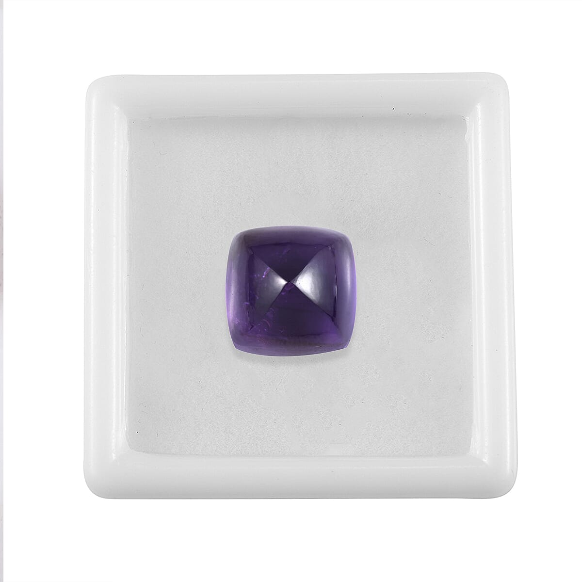 9.46 Ct. African Amethyst Loose Gemstone in Cushion Shape 8063558 3