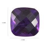 African Amethyst Cushion Shape Gemstone 5.85 Ct.