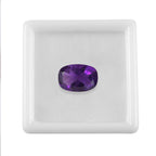 African Amethyst Cushion Shape Gemstone 4.84 Ct.