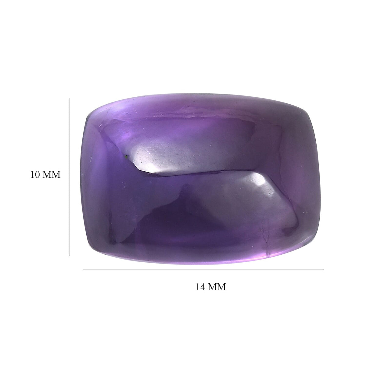 6.41 Ct. African Amethyst Loose Gemstone in Cushion Shape 8063563 4