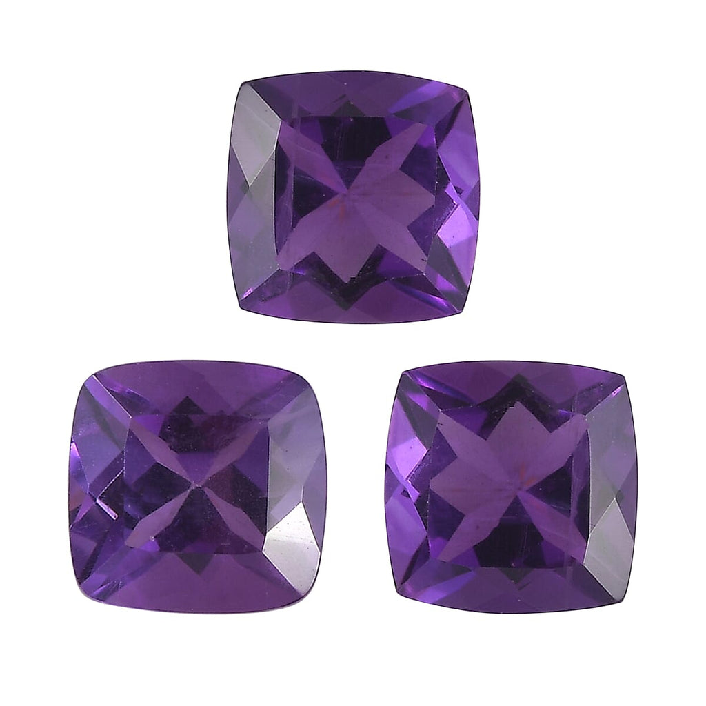 African Amethyst Cushion Shape Gemstone 1.62 Ct.