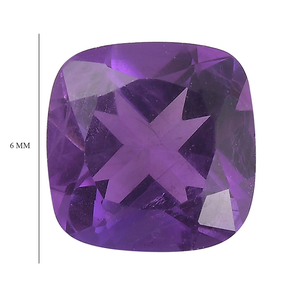 Set of 3 African Amethyst Loose Gemstones in Cushion Shape 2.49 Ct. 8063565 5