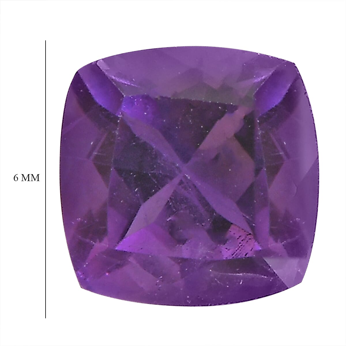 Set of 3 African Amethyst Loose Gemstones in Cushion Shape 2.57 Ct. 8063568 5